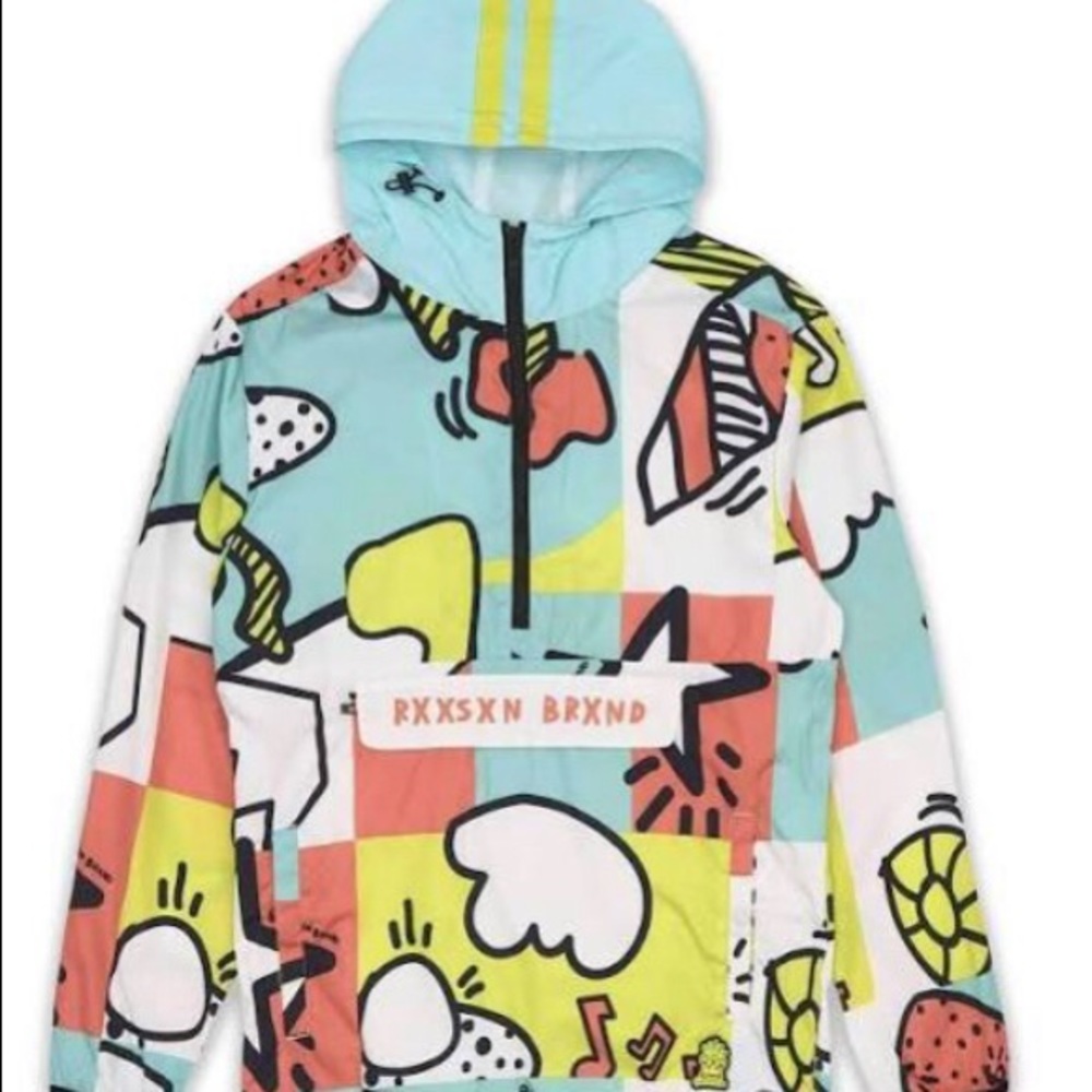 Reason- Party Block Anorak Green / L